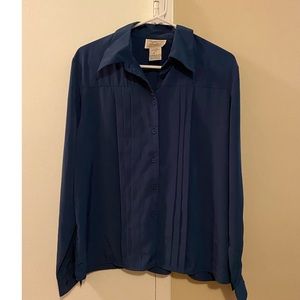 Navy Blue Long Sleeve Shirt